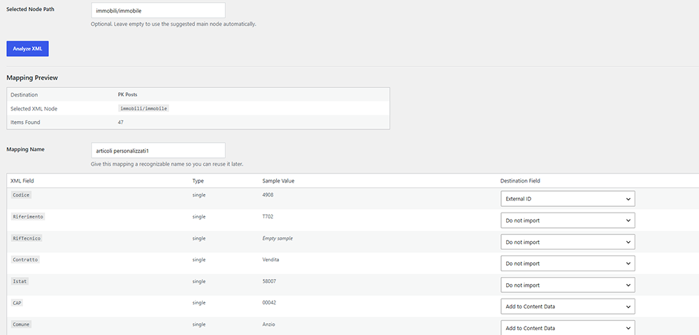 import crm to wordpress houzez